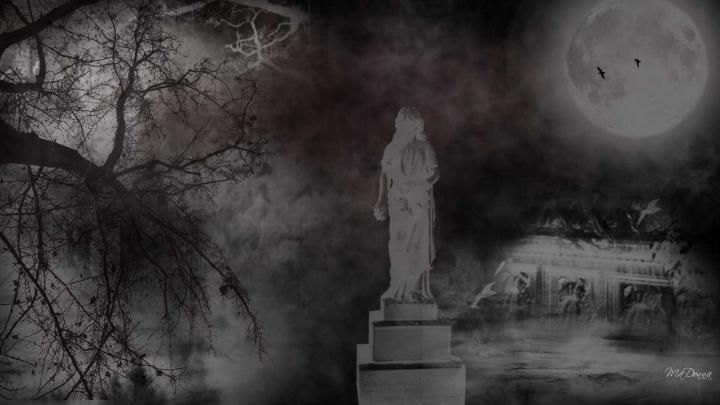 [45+] Creepy Graveyard Wallpaper 