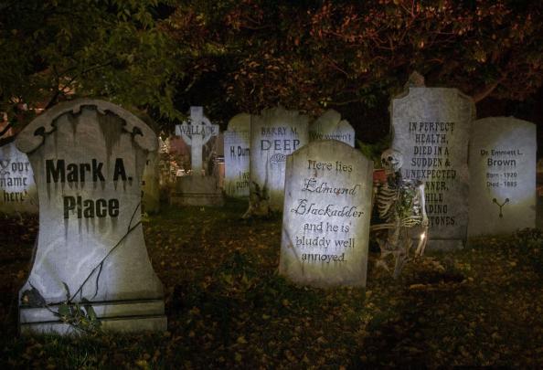 Creepy Graveyard Wallpaper -