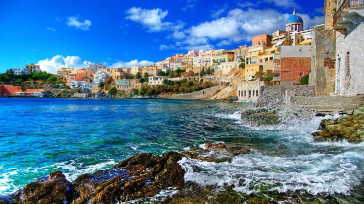 Santorini Wallpaper 1920 x 1080 -