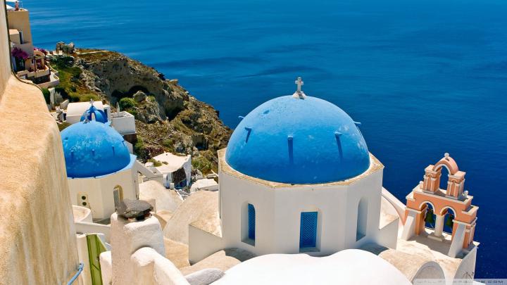 [32+] Santorini Wallpaper 1920 x 1080 