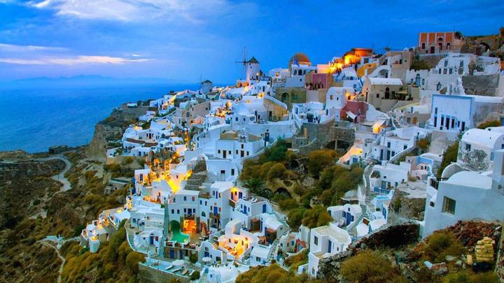 Santorini Wallpaper 1920 x 1080 -