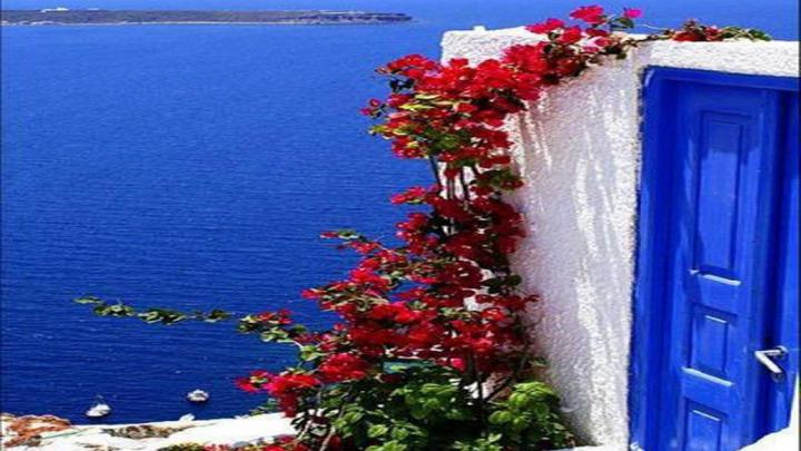 Santorini Wallpaper 1920 x 1080 -