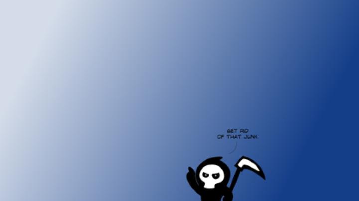 blue minimalistic grim reaper 1920x1080 wallpaper High Quality 