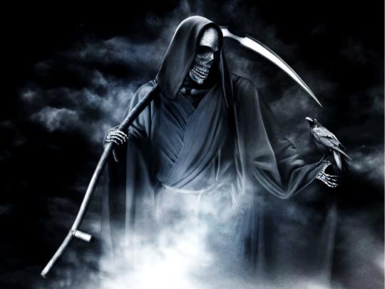 Scary Grim Reaper Wallpaper -