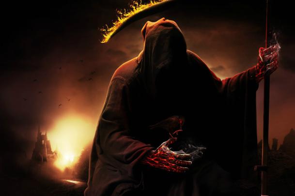 Scary Grim Reaper Wallpaper -