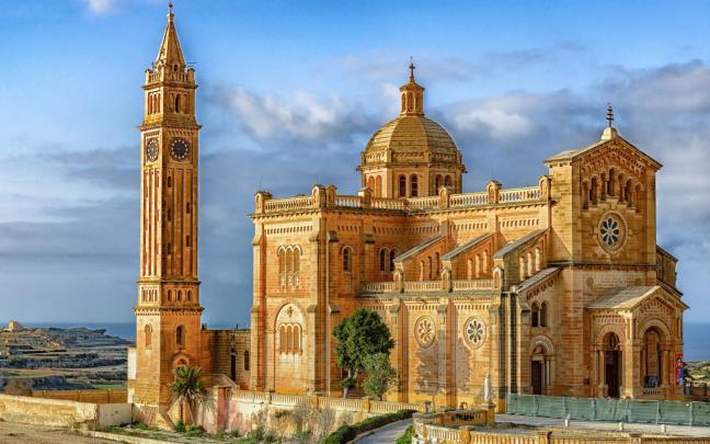 Malta Church Wallpaper for Widescreen Desktop PC 1920x1080 Full HD