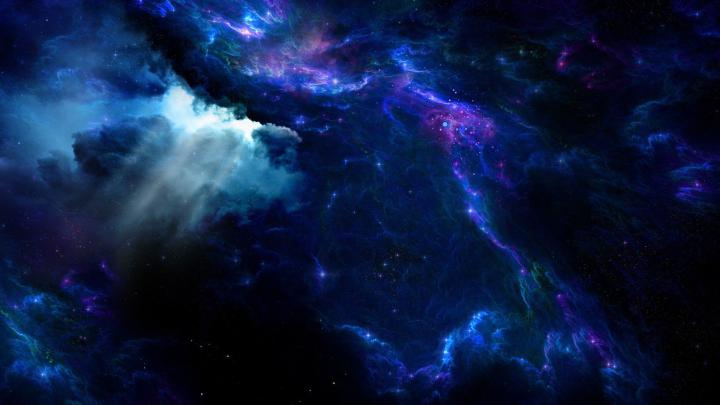 Blue Nebula Wallpaper -