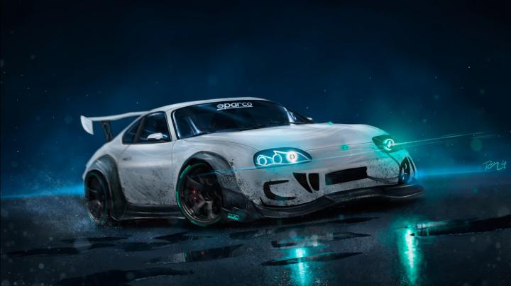 Toyota Supra Neon Lights 4K Wallpapers | HD Wallpapers | ID #23937