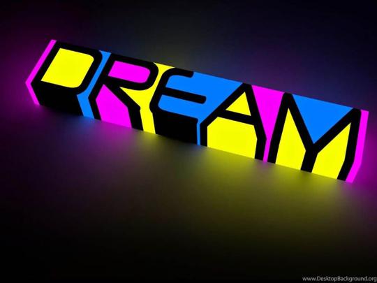 Dream Neon Text Backgrounds For iPhone 6 Plus Desktop Background