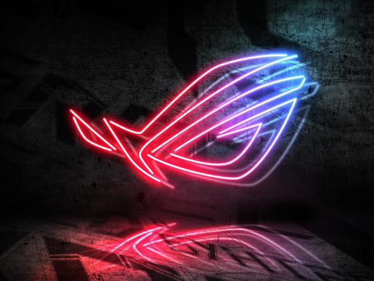 Wallpaper neon, ASUS, 4K, RoG \u2022 Wallpaper For You HD Wallpaper For 