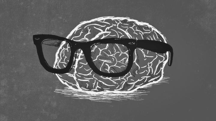 Nerd Brain (Gray Color) Papel de Parede HD | Plano de Fundo | 1920x1080 
