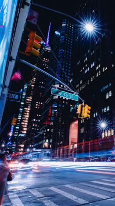 Wallpaper New York City, Street, Long Exposure, 5K, Architecture #18667