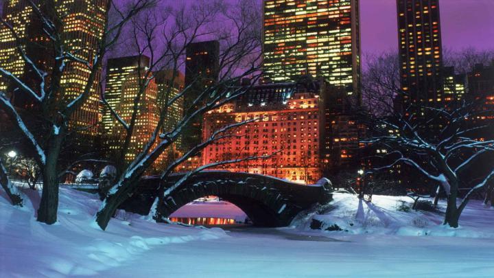 [48+] City Winter Wallpaper 