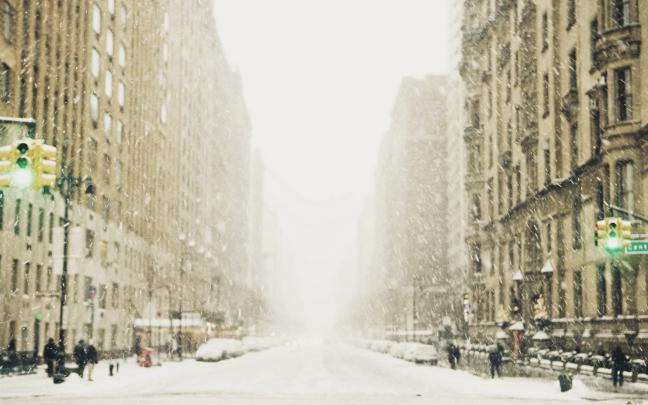 [48+] City Winter Wallpaper 