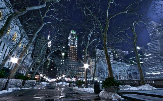 Free download Winter New York Winter City [1920x1080] for your Desktop 
