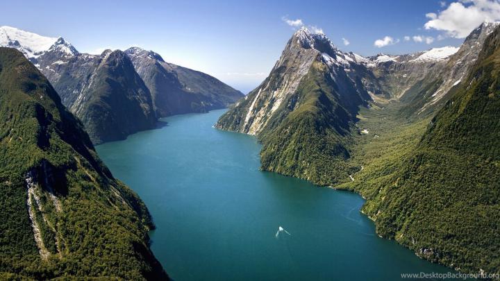 Milford Sound, Fjord, New Zealand, Nature, 1920x1080 HD Wallpapers 