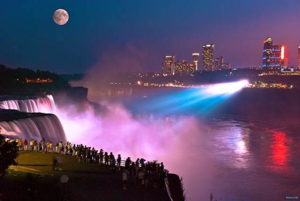 [47+] Niagara Falls at Night Wallpaper 