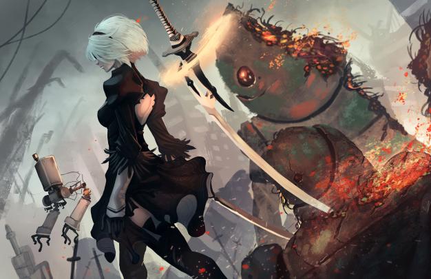 Anime Wallpaper HD: 2b Nier Automata Wallpaper