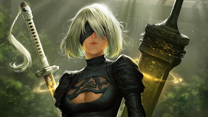 1920x1080 2B NieR Automata Fan Art Laptop Full HD 1080P HD 4k 