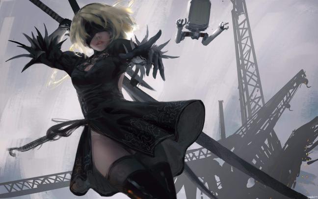 2b Nier Automata 4k, HD Anime, 4k Wallpapers, Images, Backgrounds 