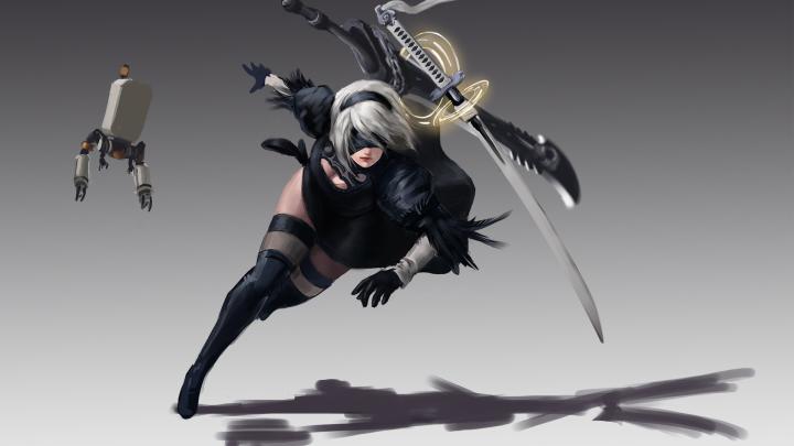 1920x1080 Nier Automata Artwork Laptop Full HD 1080P HD 4k Wallpapers 