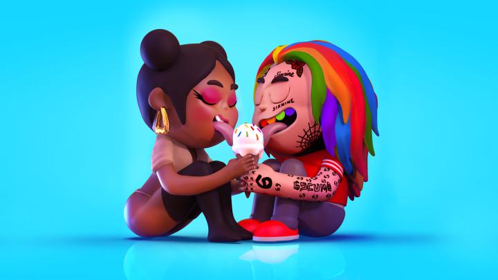 Wallpaper : Nicki Minaj, 6ix9ine, tekashi69, rap, fefe 1920x1080 