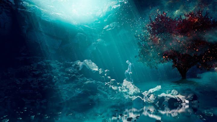 Fantasy Underwater HD Wallpaper | Background Image | 1920x1080