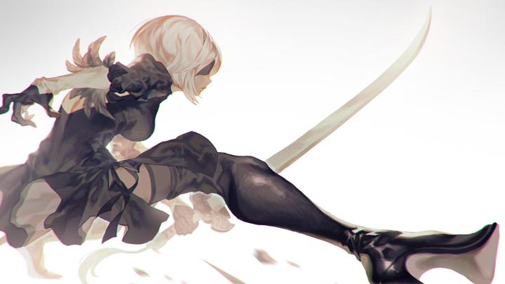 NieR: Automata - 2B HD Wallpaper | Background Image | 1920x1080