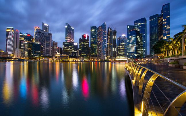 City Lights at Night Wallpaper -