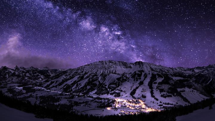 3840x2160 Stars Night Galaxy 4k HD 4k Wallpapers, Images, Backgrounds 