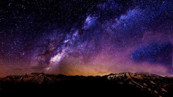 stars, Night, Landscape, Starry Night, Mountain, Long Exposure, Galaxy 
