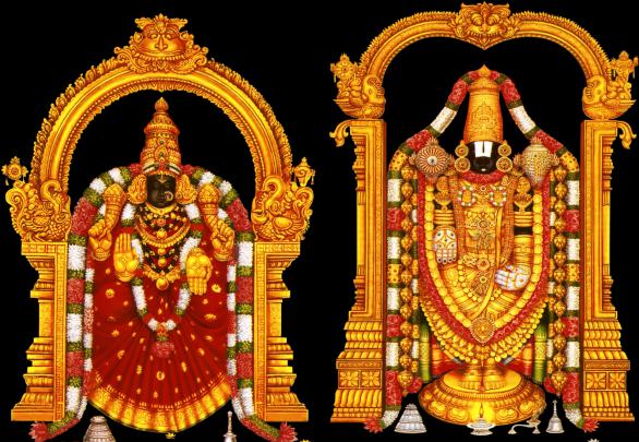 Download Lord Tirupati Venkateswara And Lord Vishnu Transparent - Art 