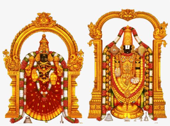 Download Lord Tirupati Venkateswara And Lord Vishnu Transparent - Art 