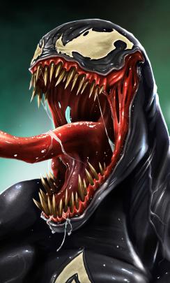 Download 1280x2120 wallpaper venom, villain, pop culture, art, iphone 6 