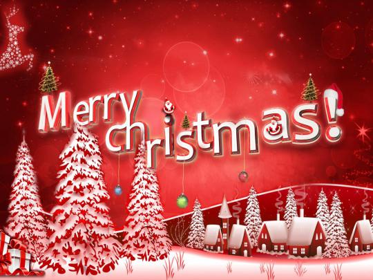 Merry Christmas Desktop Hd Wallpaper For Tablet Mobile Phones And Pc 