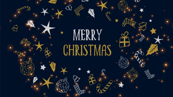 2560x1440 2019 Merry Christmas 1440P Resolution Wallpaper, HD Holidays 
