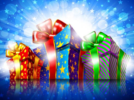 Merry Christmas New Year Gifts To Desktop Hd Wallpapers For Mobile 