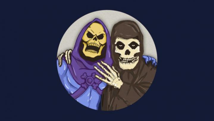Skeletor, He Man, The Misfits, Misfits, Motu, The crimson ghost 