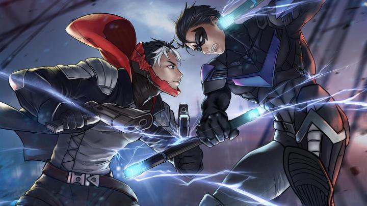 1920x1080 Red Hood VS Nightwing Laptop Full HD 1080P HD 4k Wallpapers 