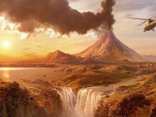 Volcanic Eruption Wallpaper -