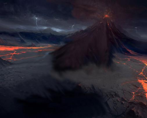 Volcano Wallpaper Widescreen -