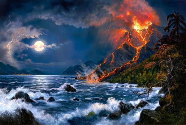 HD Volcano Wallpaper 1920x1080p -