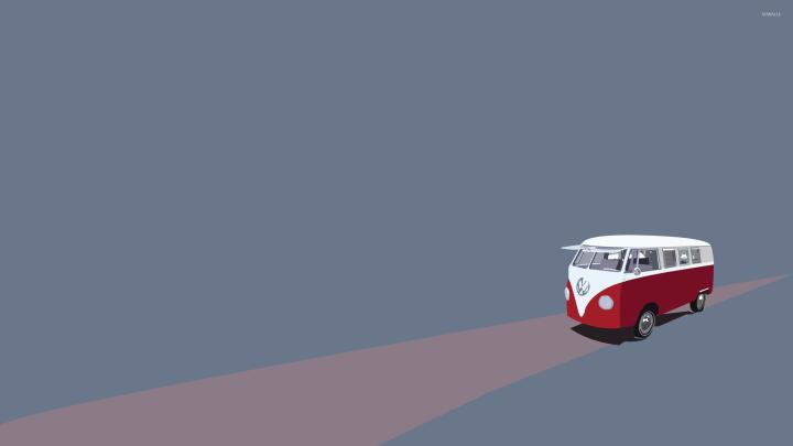 Volkswagen Samba bus wallpaper - Minimalistic wallpapers - #44631