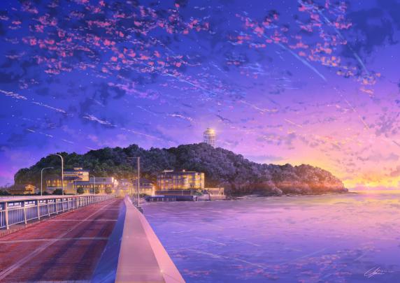 Japan Anime Sky 4k, HD Anime, 4k Wallpapers, Images, Backgrounds 