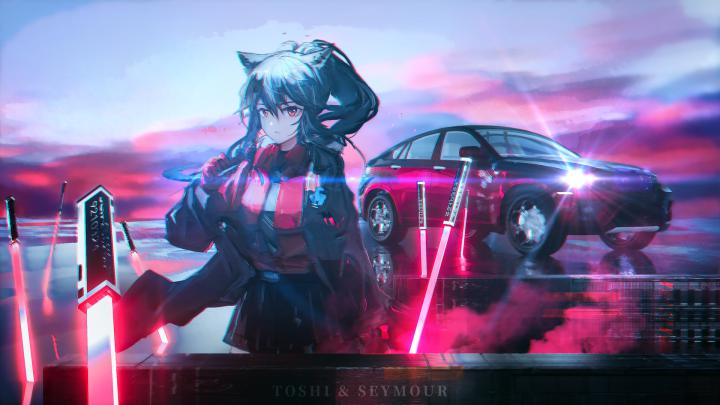 1920x1080 Arknights Anime Girl 4k Laptop Full HD 1080P HD 4k Wallpapers 