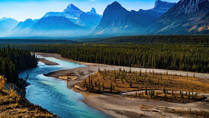 1920x1080 Forest Landscape Mountain Nature River Scenic 4k Laptop Full 