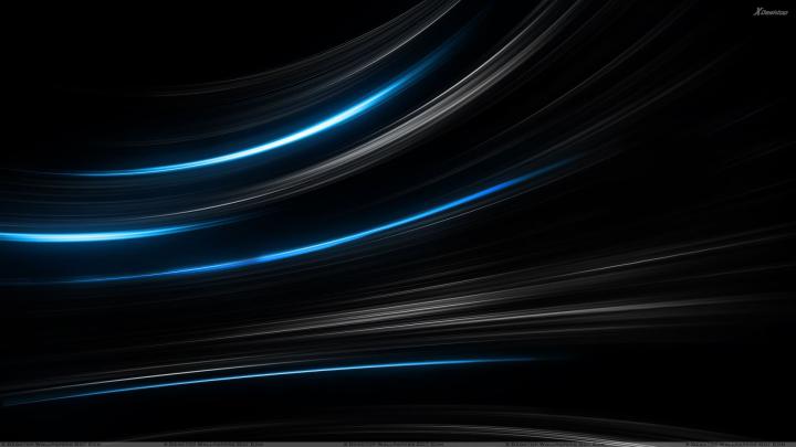 Black and Blue Desktop Wallpaper -