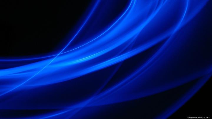 Free download Black and Blue Abstract Widescreen HD Wallpaper 
