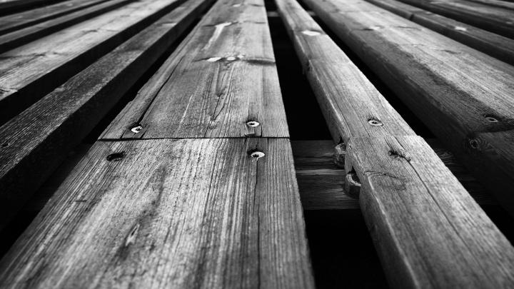 Download Wallpaper 1920x1080 wooden floor, boards, nails Full HD 1080p 