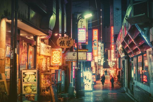 Japan Night Wallpapers on WallpaperDog